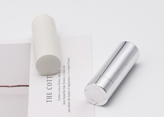 Snap Gloss Lipstick Tube Aluminium Empty Shiny Silver 3.5g