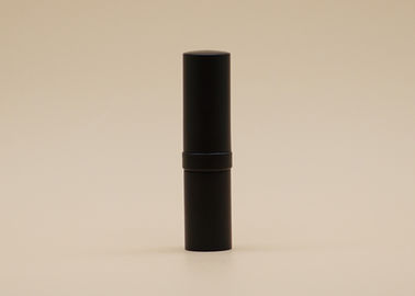 Middle Convex Matt Black Slim Lipstick Tube Portable For Bao bì Mỹ phẩm