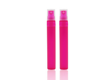 Light Rose Red Empty Refillable Plastic Spray Bottles With Clear Half Cap