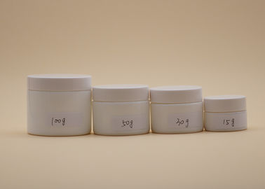 Khối lượng khác nhau Hộp đựng mỹ phẩm, White Cream Jar Hiệu suất cao