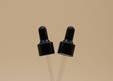 Màu đen Tinh dầu nhỏ giọt Teat đặc biệt với Pipette kính tường dày