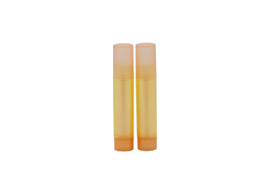 3,5g nhựa rỗng Mini độc đáo Lip Balm Container Orange Slim Lip Balm ống