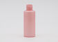 Flat Shoulder Pink PET 50ml Chai xịt nhựa nhỏ có thể bơm lại bằng bơm màu vàng
