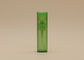 Bình xịt nước hoa thủy tinh trong suốt màu xanh lá cây có nắp chai hình chữ nhật AS