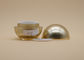 Kem mỹ phẩm vàng Jar Hình dạng hình cầu In logo tùy chỉnh cho chăm sóc cá nhân