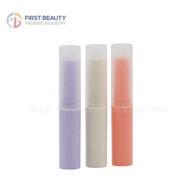 Nhựa Lip Balm Empty Lipstick Tube Tùy chỉnh Snap On