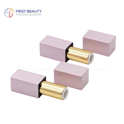 Cosmetic trống tròn lipstick ống nhôm vỏ với bề mặt in màu tùy chỉnh