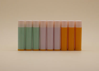 Orange Green Pink Color Lip Balm Ống mỹ phẩm Son môi Case cho chăm sóc cá nhân