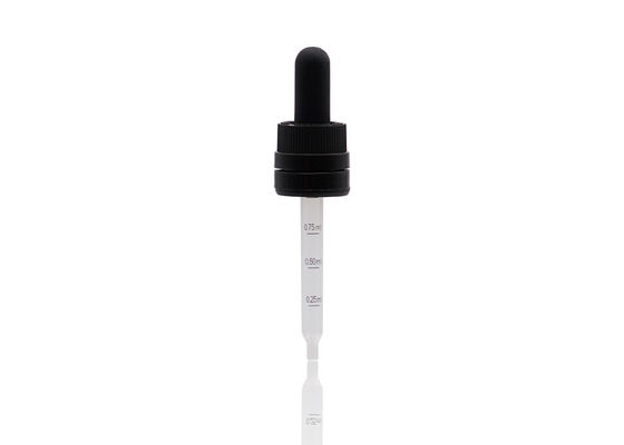 chất lượng  Professional Tamper Evident Essential Oil Dropper 18/410 Prevent Liquid Leakage nhà máy sản xuất