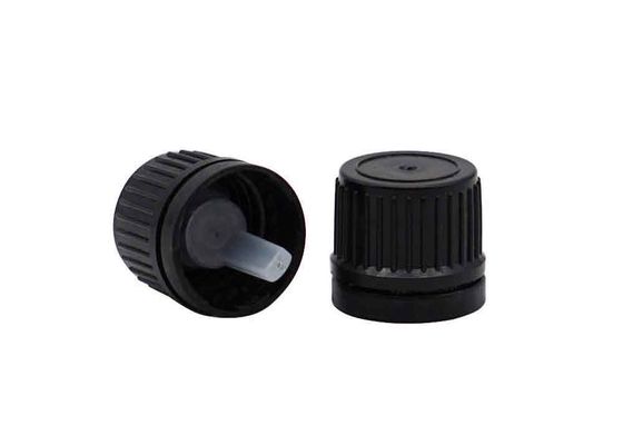 chất lượng  18mm 20mm Black Plastic Tamper Evident Screw Cap For Bottles nhà máy sản xuất