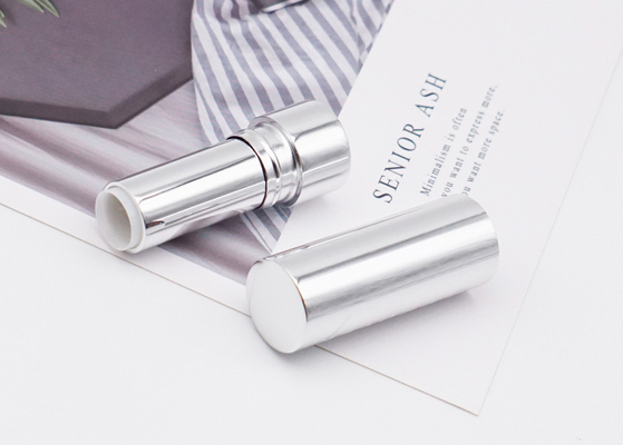 Ống nhôm Snap Open Lipstick 3.5g Shiny Silver Empty