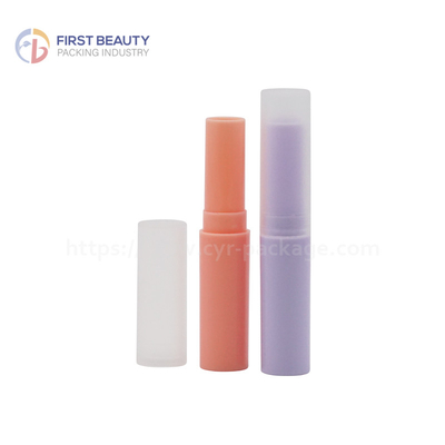 Nhựa Lip Balm Empty Lipstick Tube Tùy chỉnh Snap On