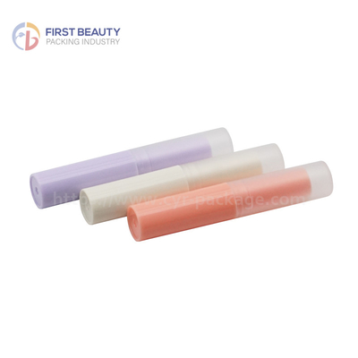 Nhựa Lip Balm Empty Lipstick Tube Tùy chỉnh Snap On