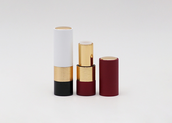 Magnet Empty Lipstick Tube Aluminium 3.5g Press Pop Cap