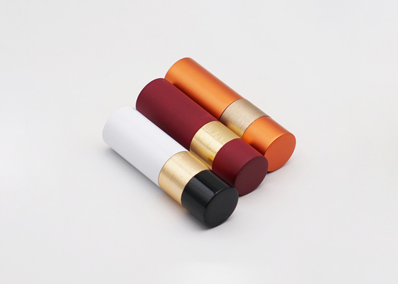 Magnet Empty Lipstick Tube Aluminium 3.5g Press Pop Cap