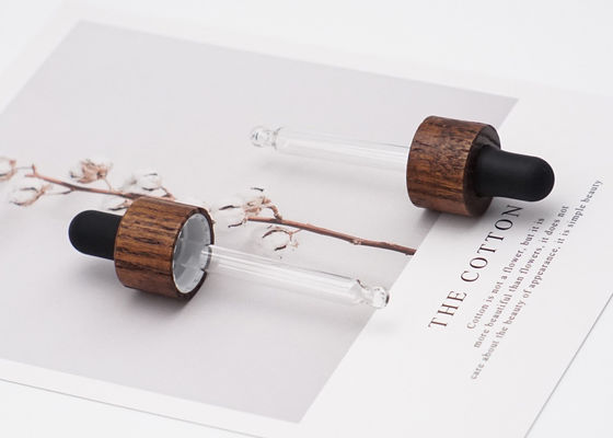 Pipette ống nhỏ giọt thủy tinh với nắp nhỏ giọt tre Lenghts khác nhau cho chai