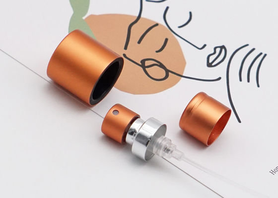 Chai nhôm Xịt nước hoa uốn cong Fea 15mm có cổ áo